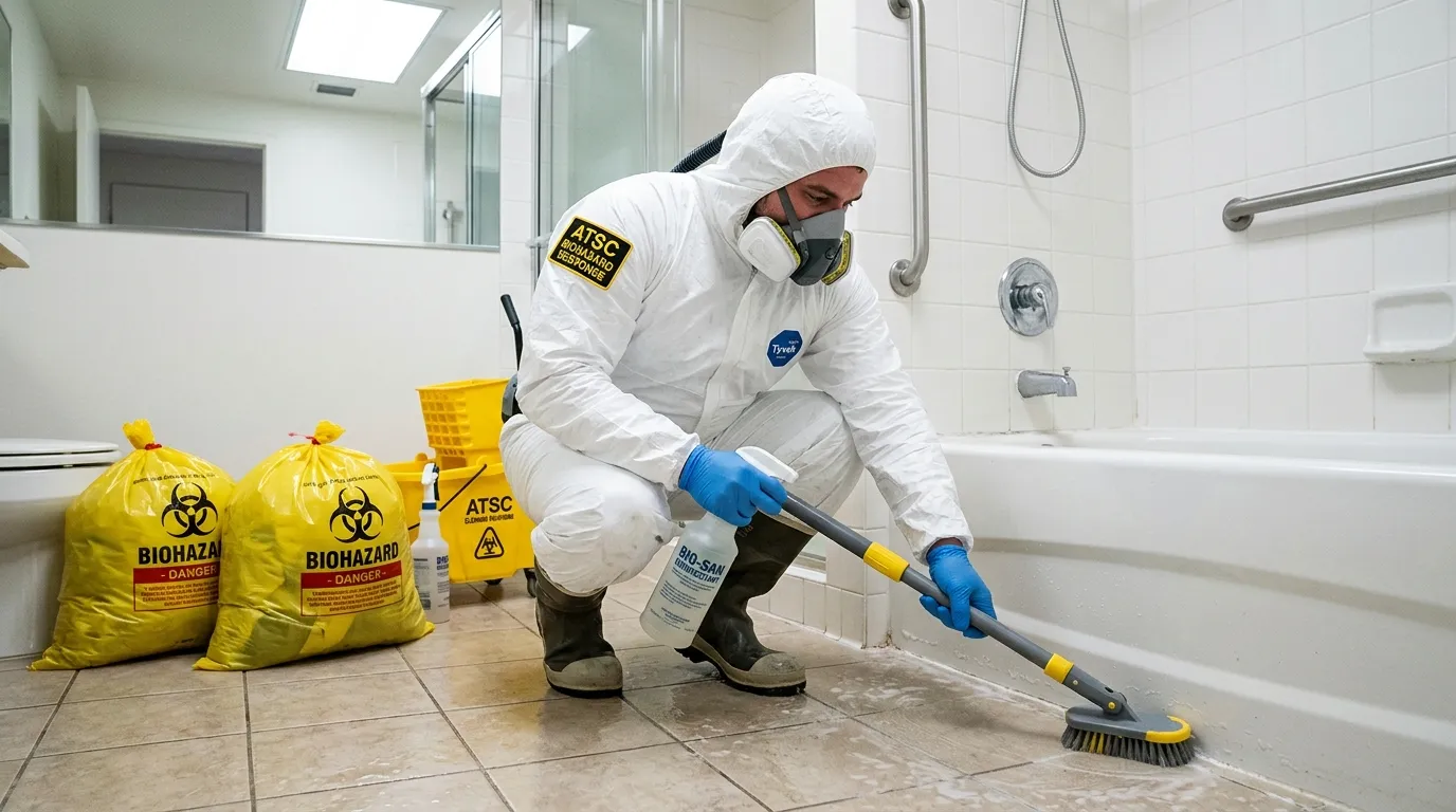 Decontamination equipment deployed for Blood Cleanup in Castroville